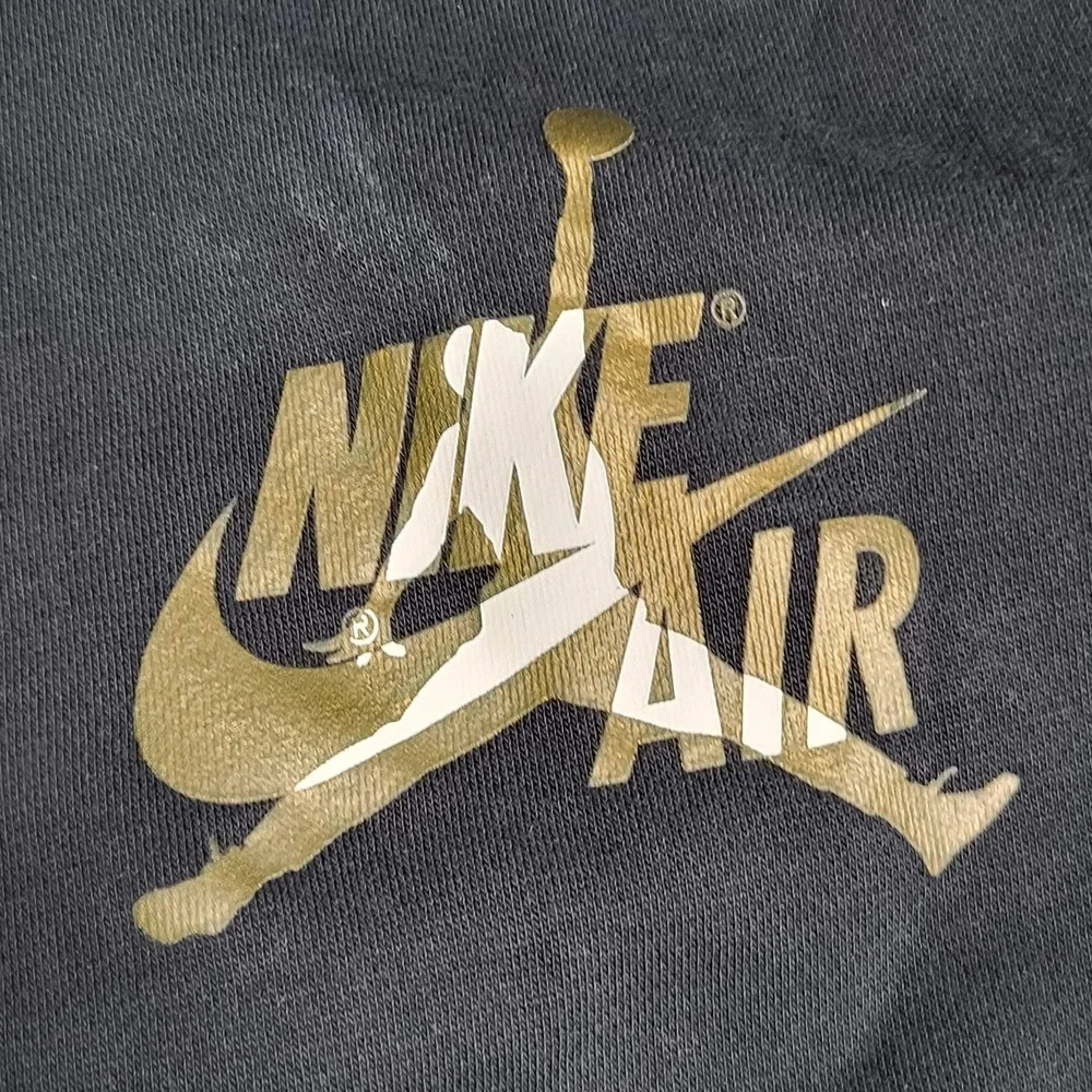 Jordan Men Hoodie S Black Jumpman Nike Air Activewear Logo Zipper Y2K‎